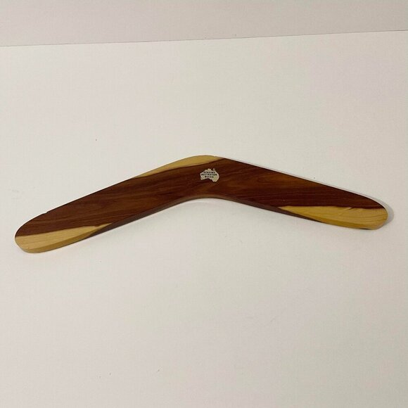 Vintage Australia Souvenir Wooden Boomerang Cribbage Board - Picture 9 of 16